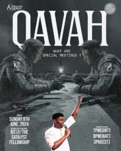 Qavah: What are Special Meetings?