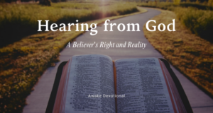 Hearing from God