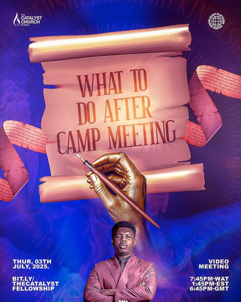 What to do after camp meeting image